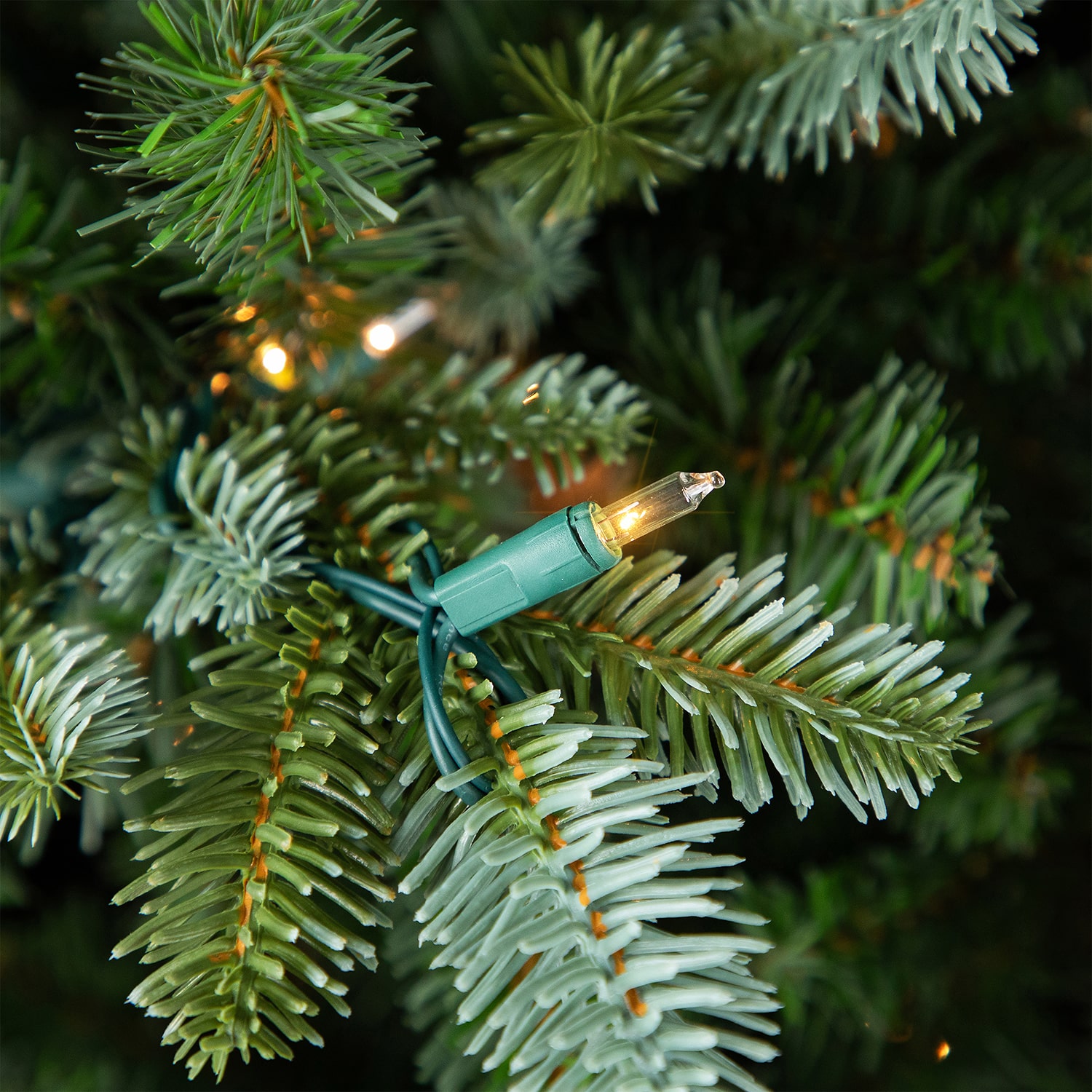 Northlight Real Touch Pre Lit Full Spruce Artificial 7 Foot Pre-Lit Spruce Christmas Tree
