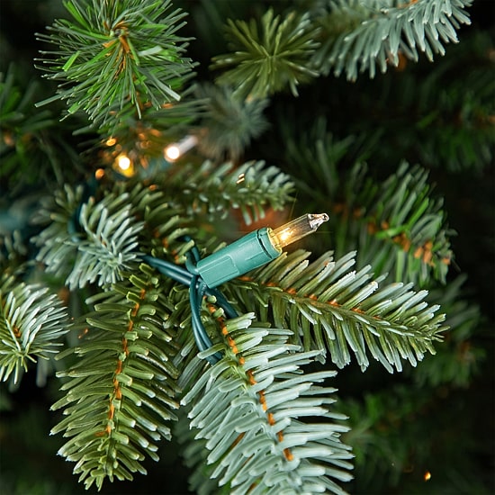Northlight Real Touch Pre Lit Full Spruce Artificial 7 Foot Pre-Lit Spruce Christmas Tree