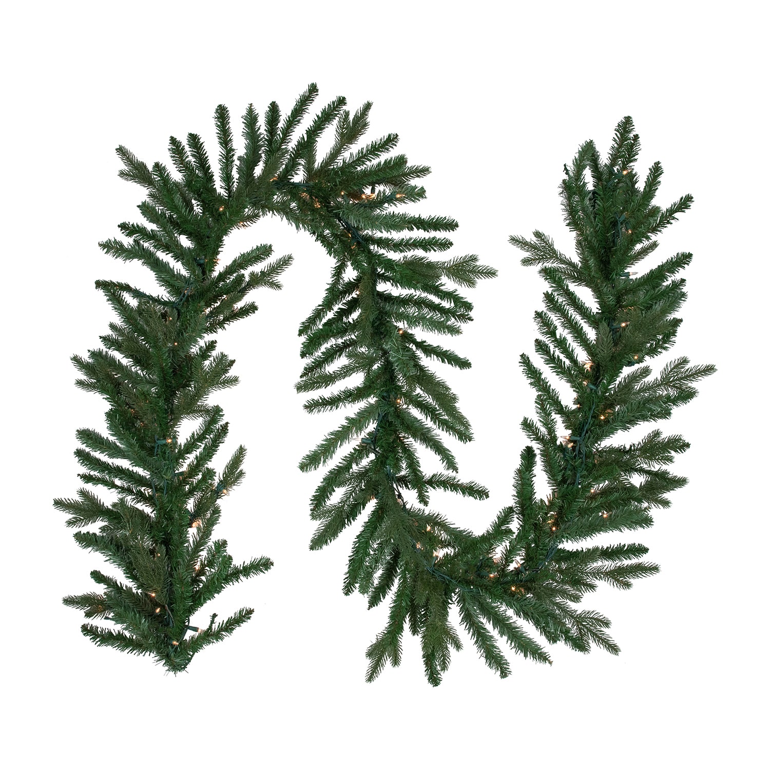 Northlight 9ft Real Touch Pre Lit Grande Spruce Artificial Lights Christmas Outdoor Garland