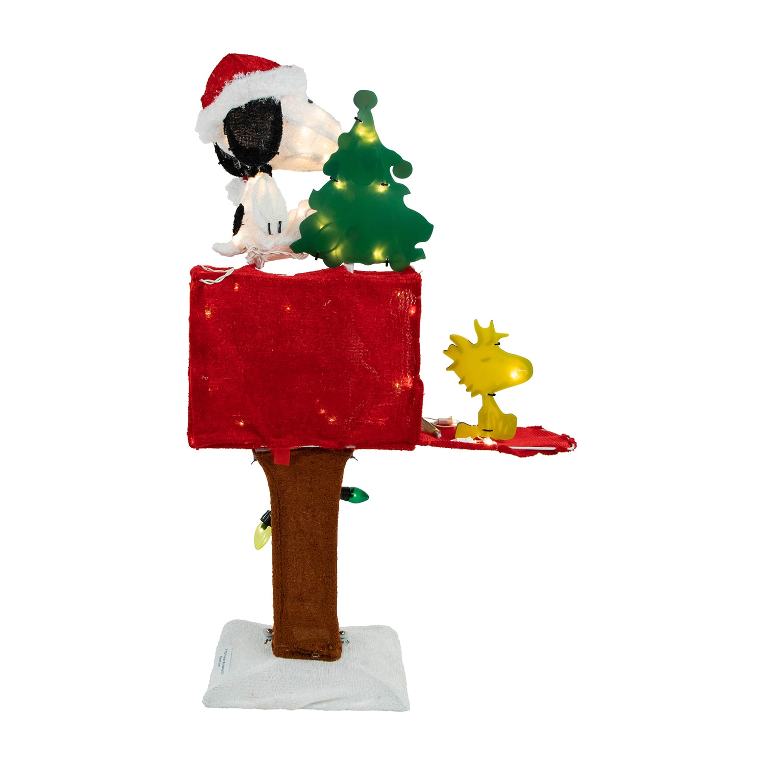Northlight 32" Led Lighted Peanuts Snoopy On Mailbox Outdoor Lights Christmas Yard Art