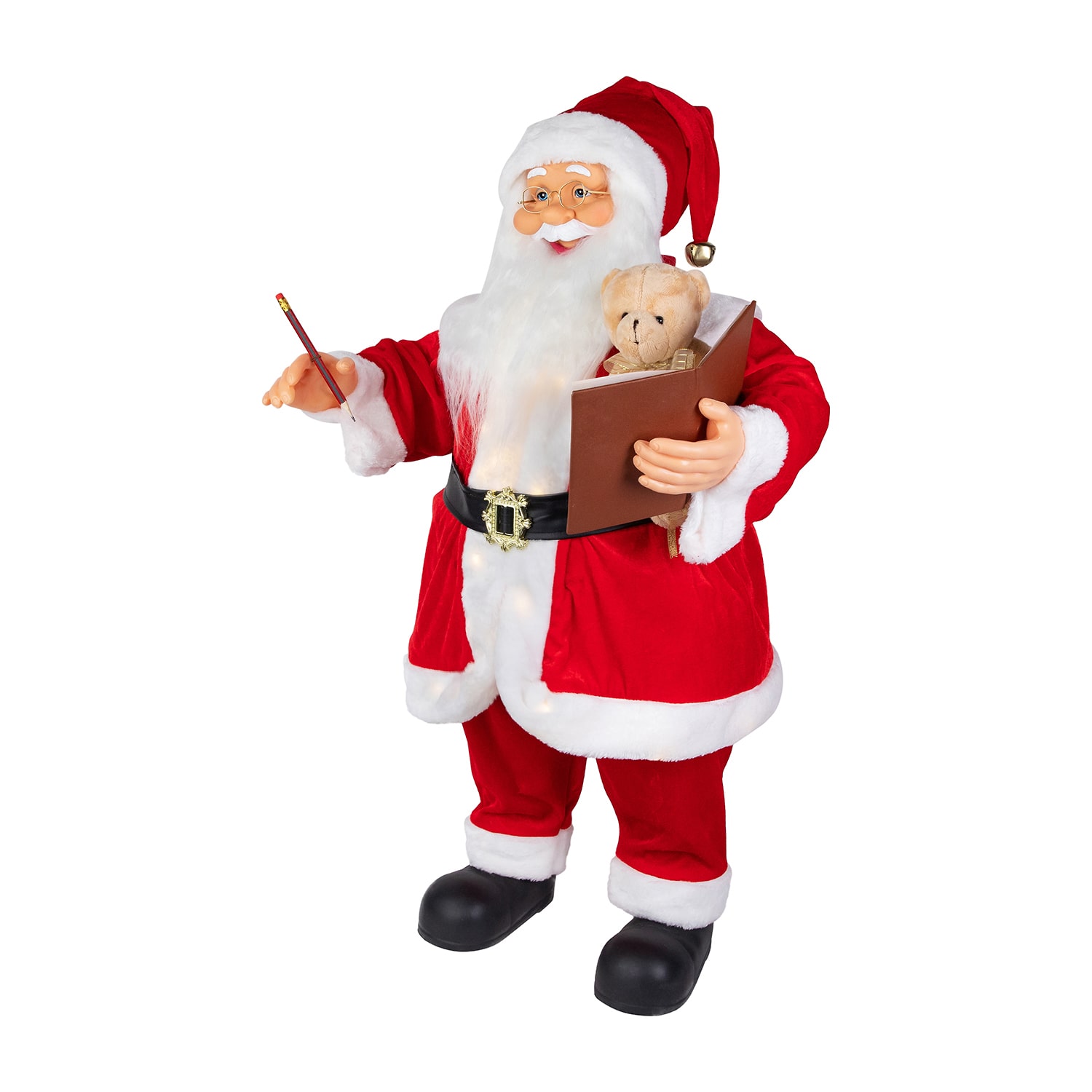 Northlight 32" Lighted And Animated Musical Santa Claus Christmas Figurine