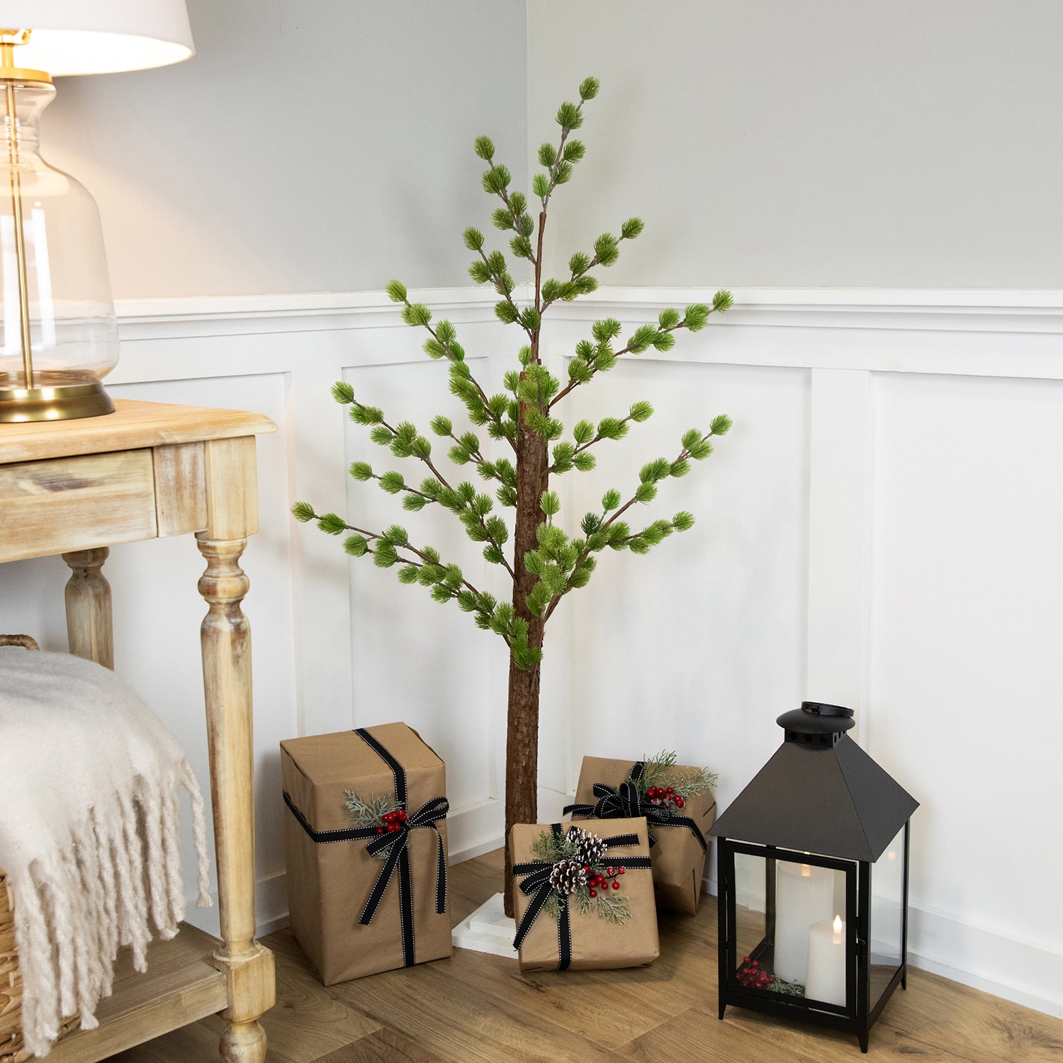 Northlight Pine Artificial Twig 4 Foot Pine Christmas Tree