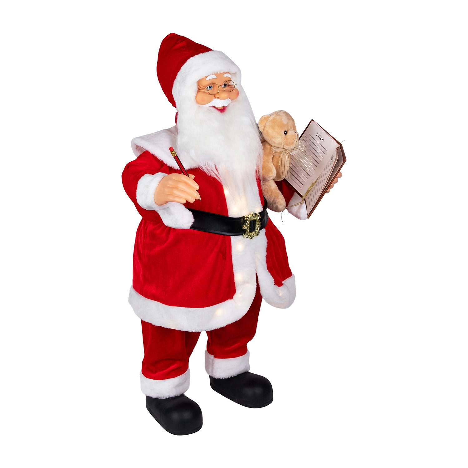 Northlight 32" Lighted And Animated Musical Santa Claus Christmas Figurine