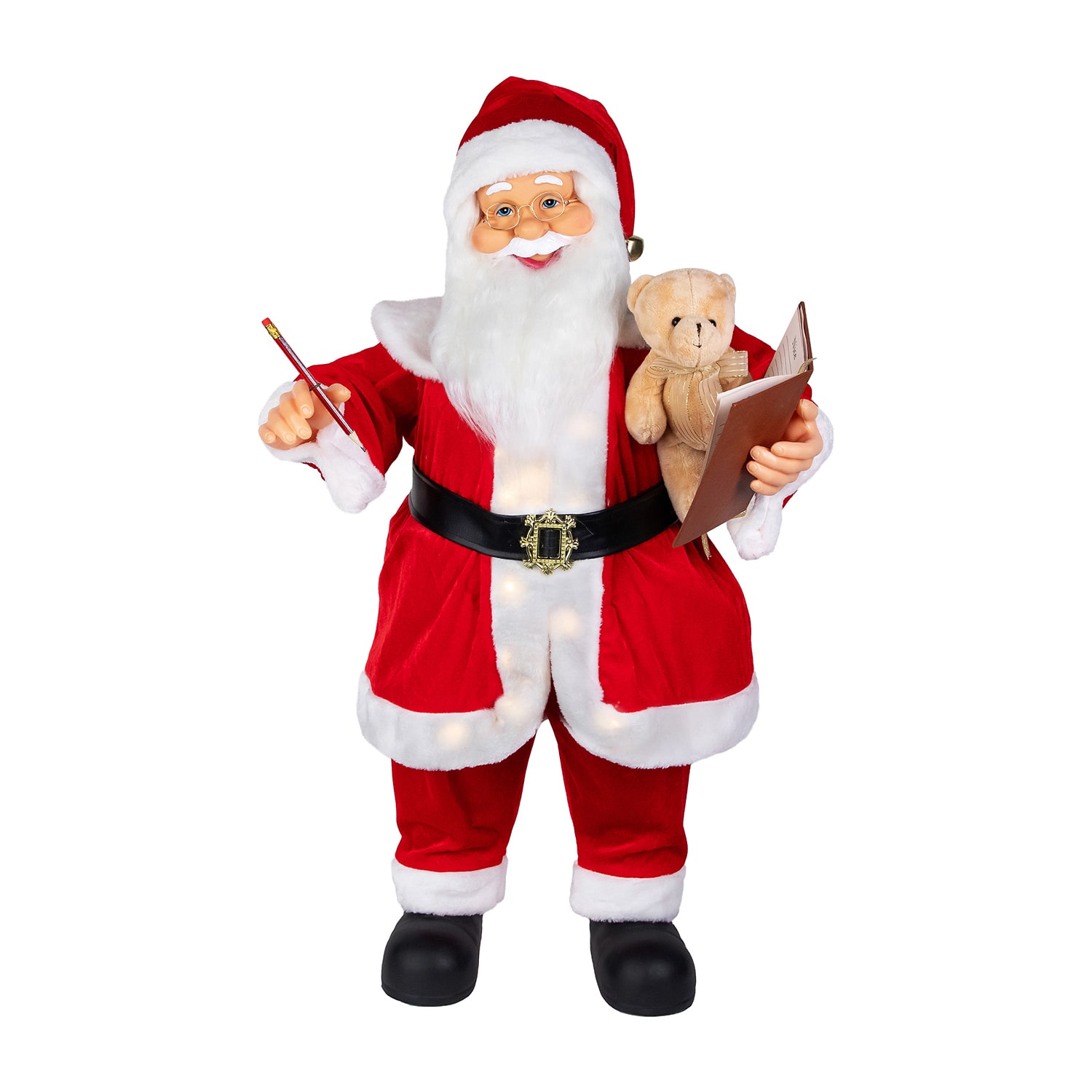 Northlight 32" Lighted And Animated Musical Santa Claus Christmas Figurine