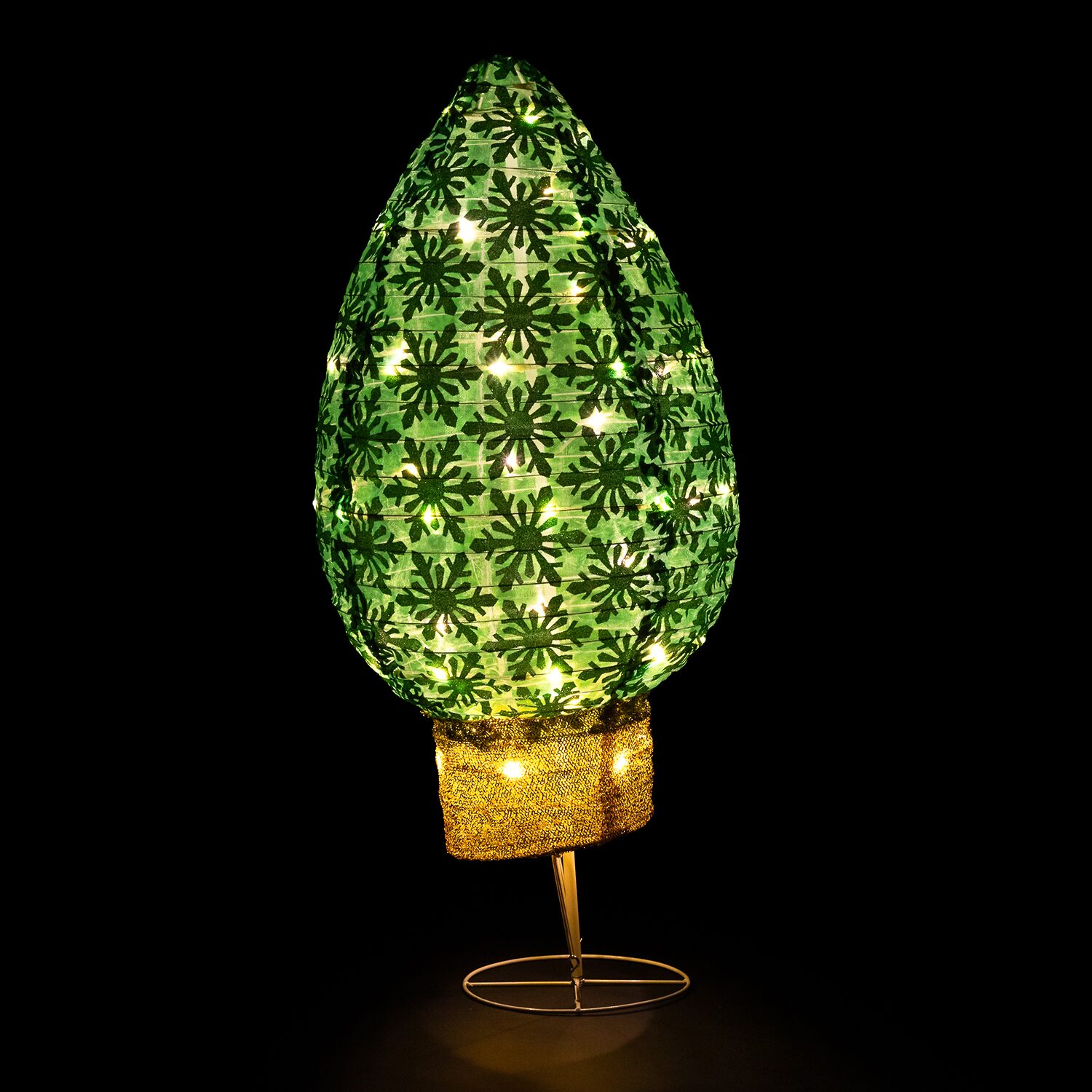 Northlight 32" Led Lighted Retro Bulb Outdoor Christmas Yard Art
