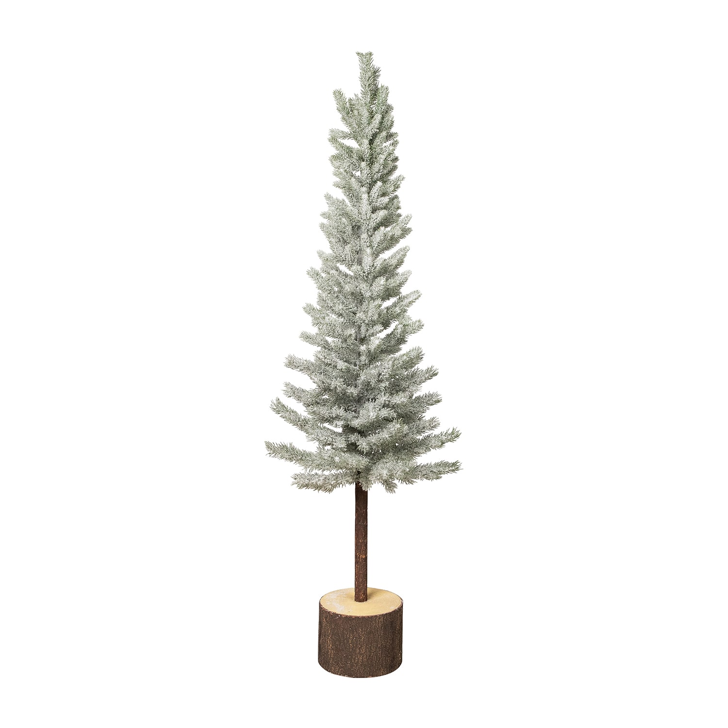 Northlight Slim Flocked Norfolk Pine Artificial 5 Foot Flocked Pine Christmas Tree