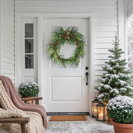 Northlight 32" Pinecones And Mixed Foliage Artificial Wreath