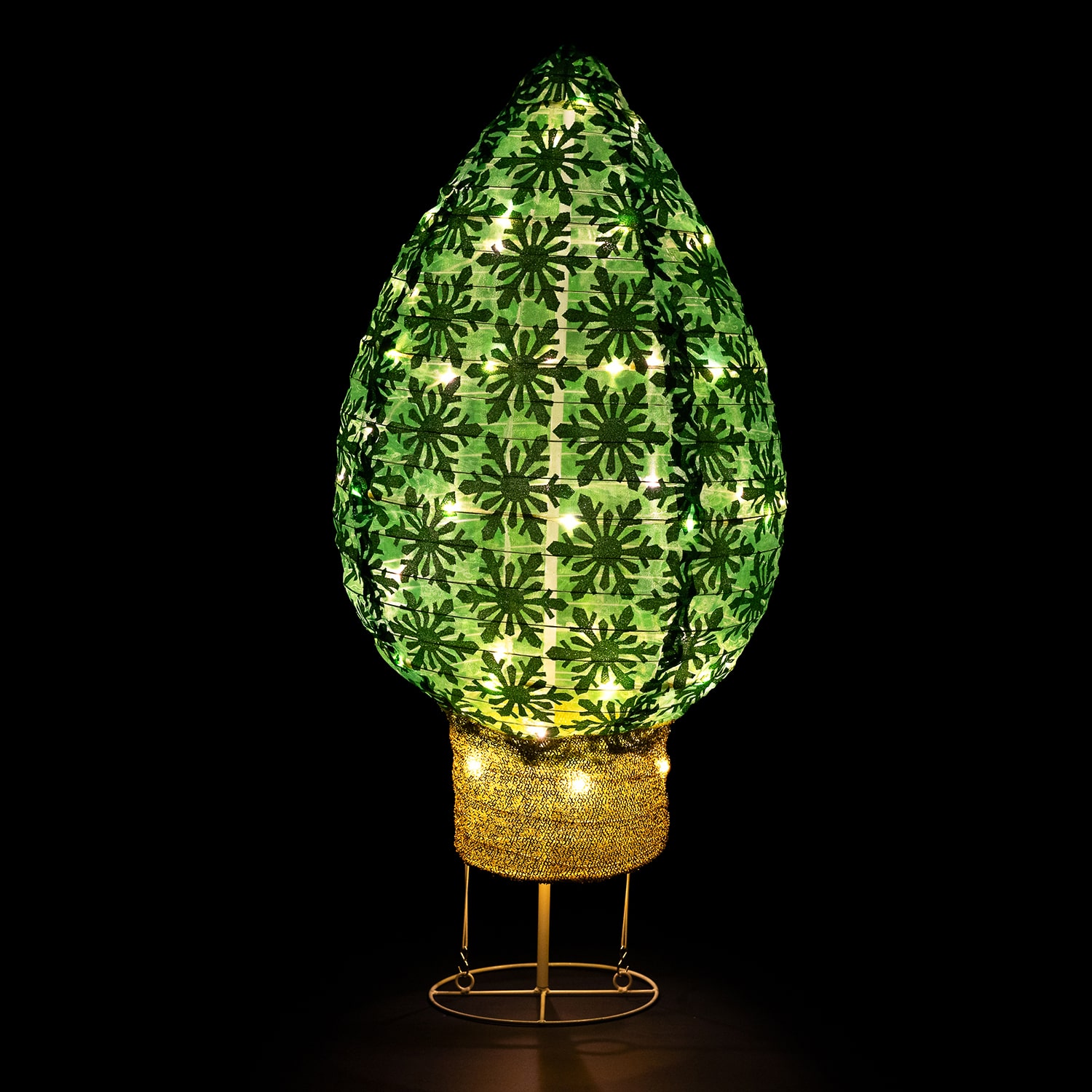 Northlight 32" Led Lighted Retro Bulb Outdoor Christmas Yard Art