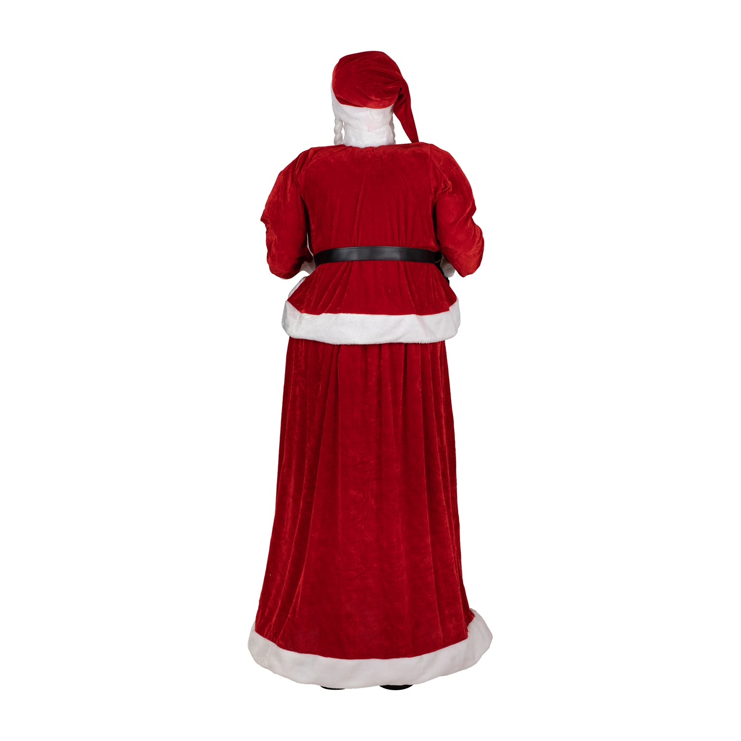 Northlight 6ft Mrs. Claus Standing Commercial With Gift Bag Christmas Figurine