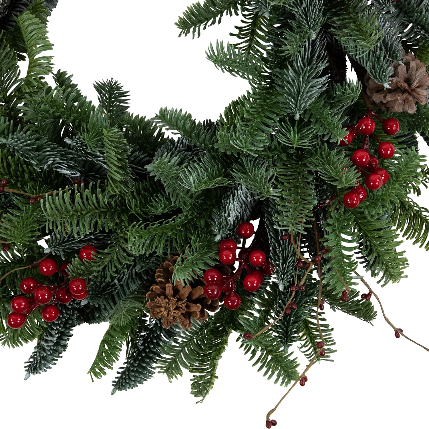 Northlight 30" Berries And Pine Cones Wreath
