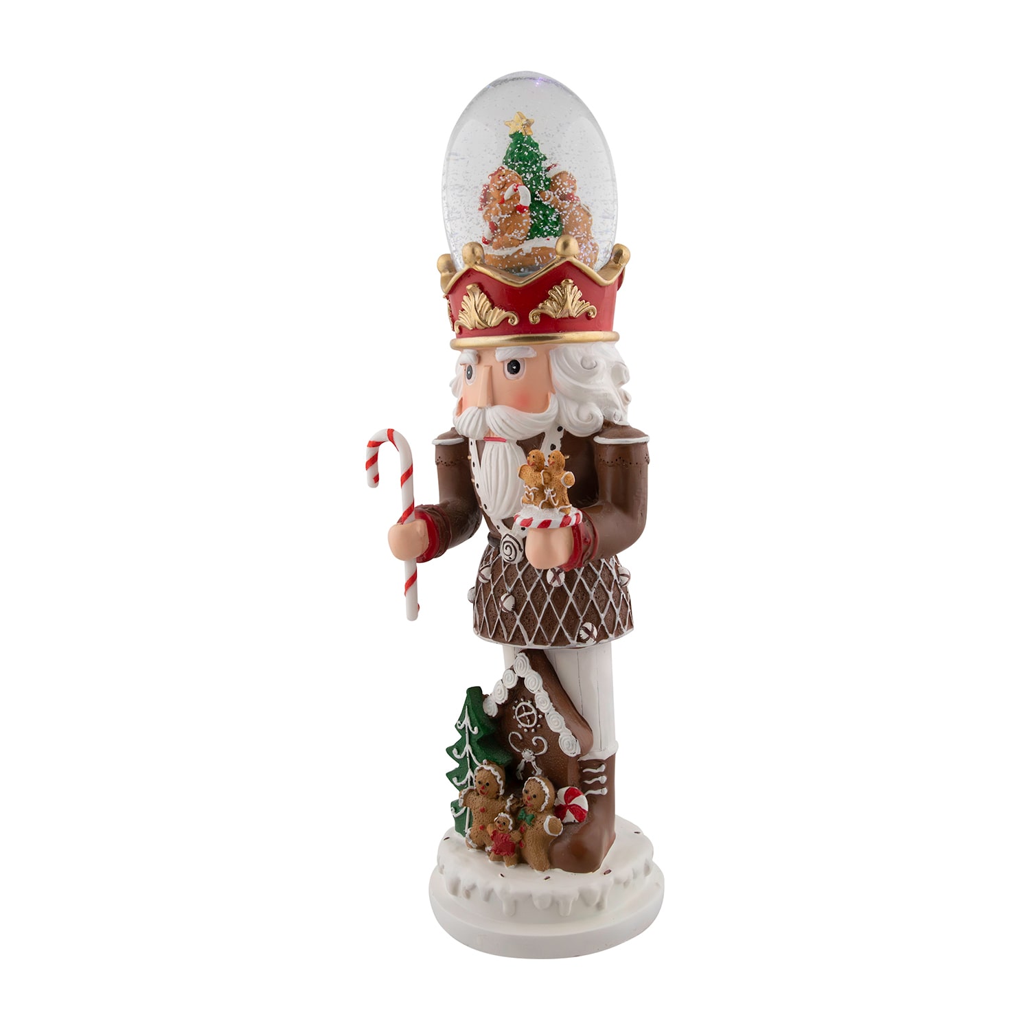 Northlight 17.5" Led Lighted Gingerbread Musical Christmas Nutcracker