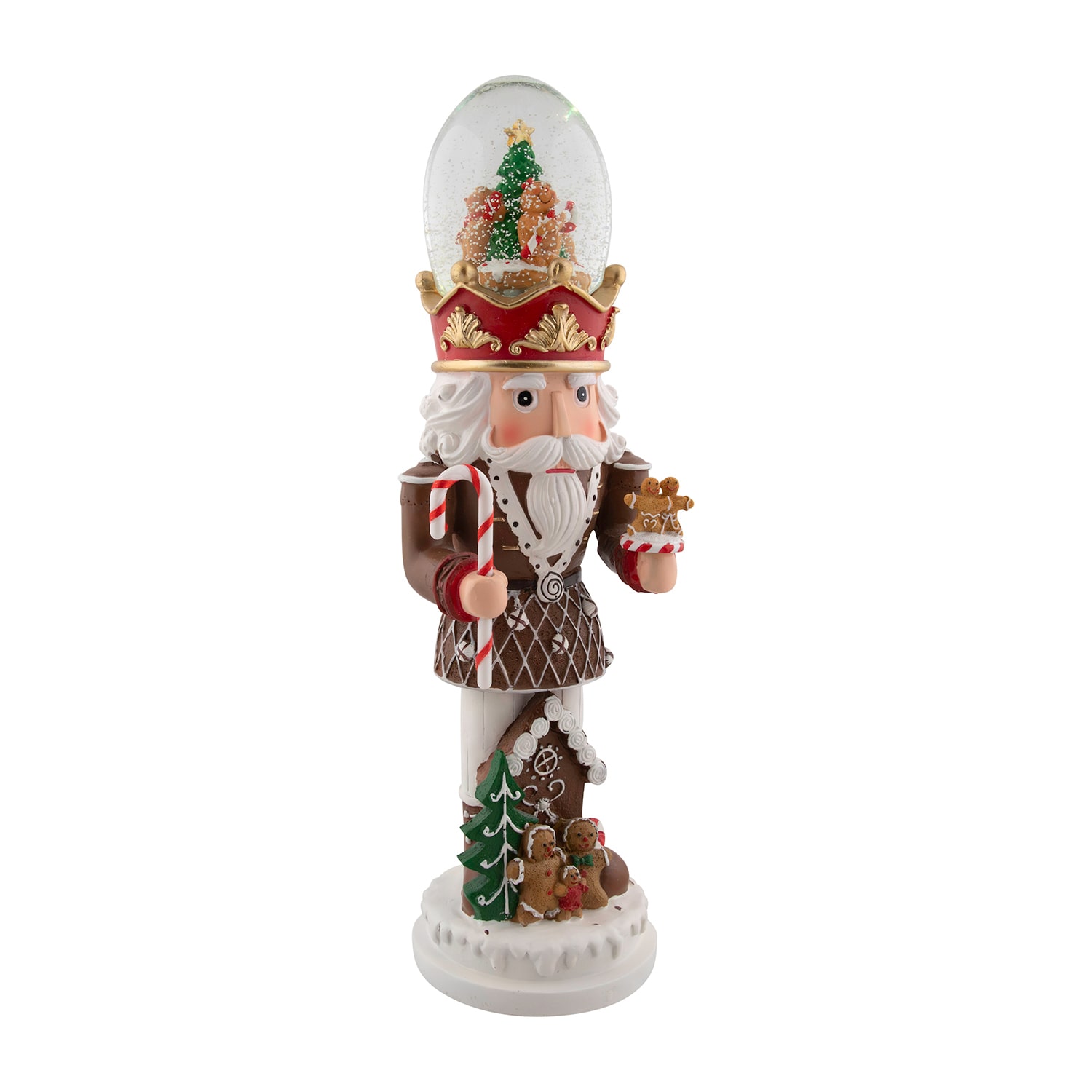 Northlight 17.5" Led Lighted Gingerbread Musical Christmas Nutcracker