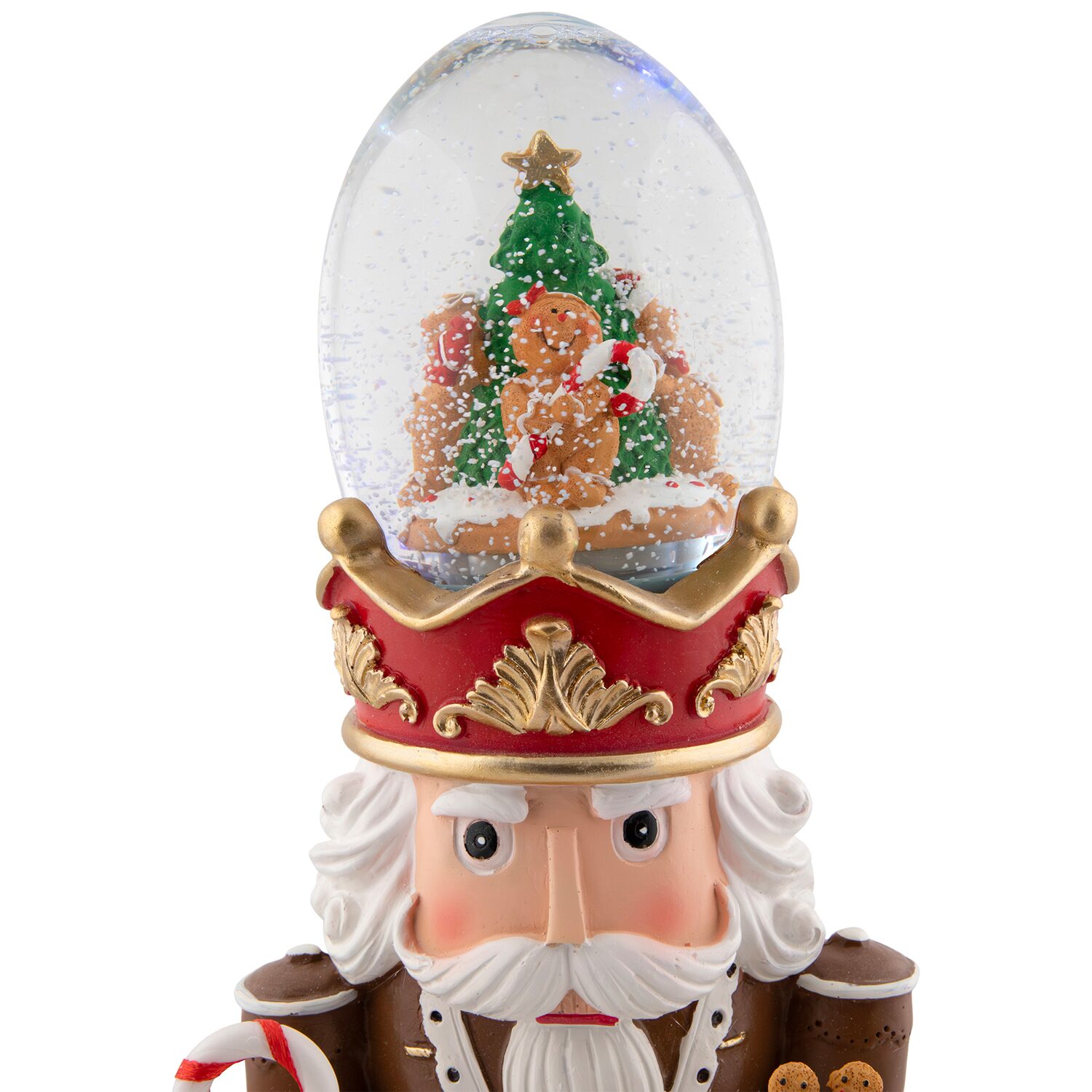 Northlight 17.5" Led Lighted Gingerbread Musical Christmas Nutcracker