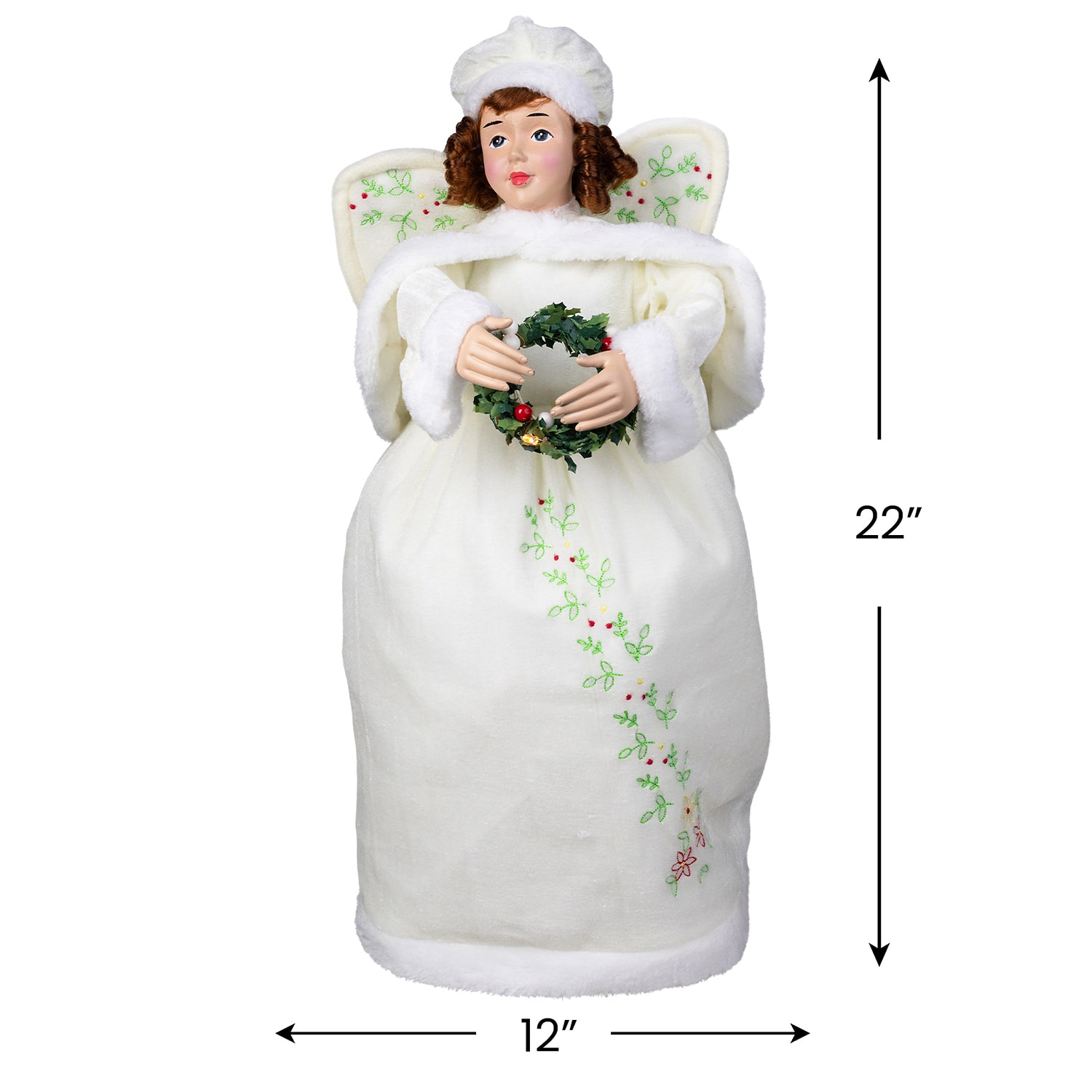 Northlight 22" Led Lighted Animated And Musical Angel Christmas Figurine