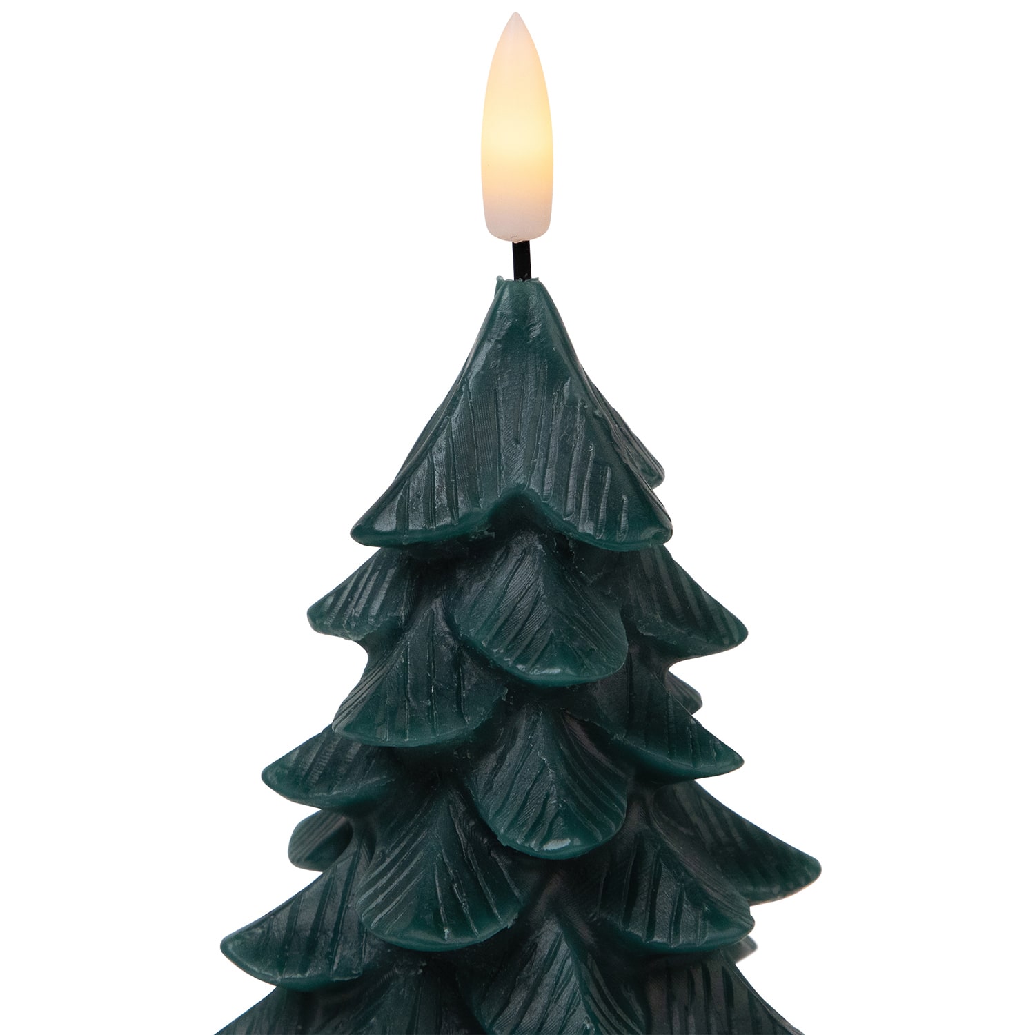 Northlight 7.25" Flickering Led Flameless Tree Wax Candles 3-pc. Flameless Candle