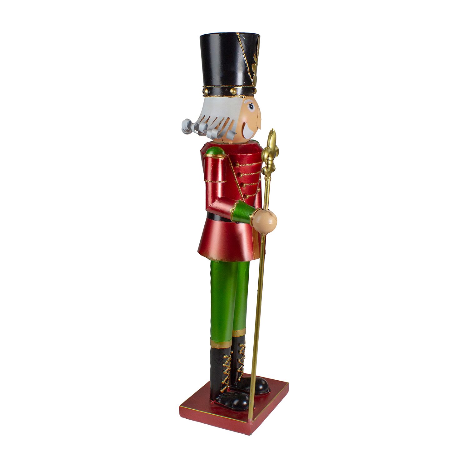 Northlight 23.75" Metal Soldier Metal Christmas Nutcracker
