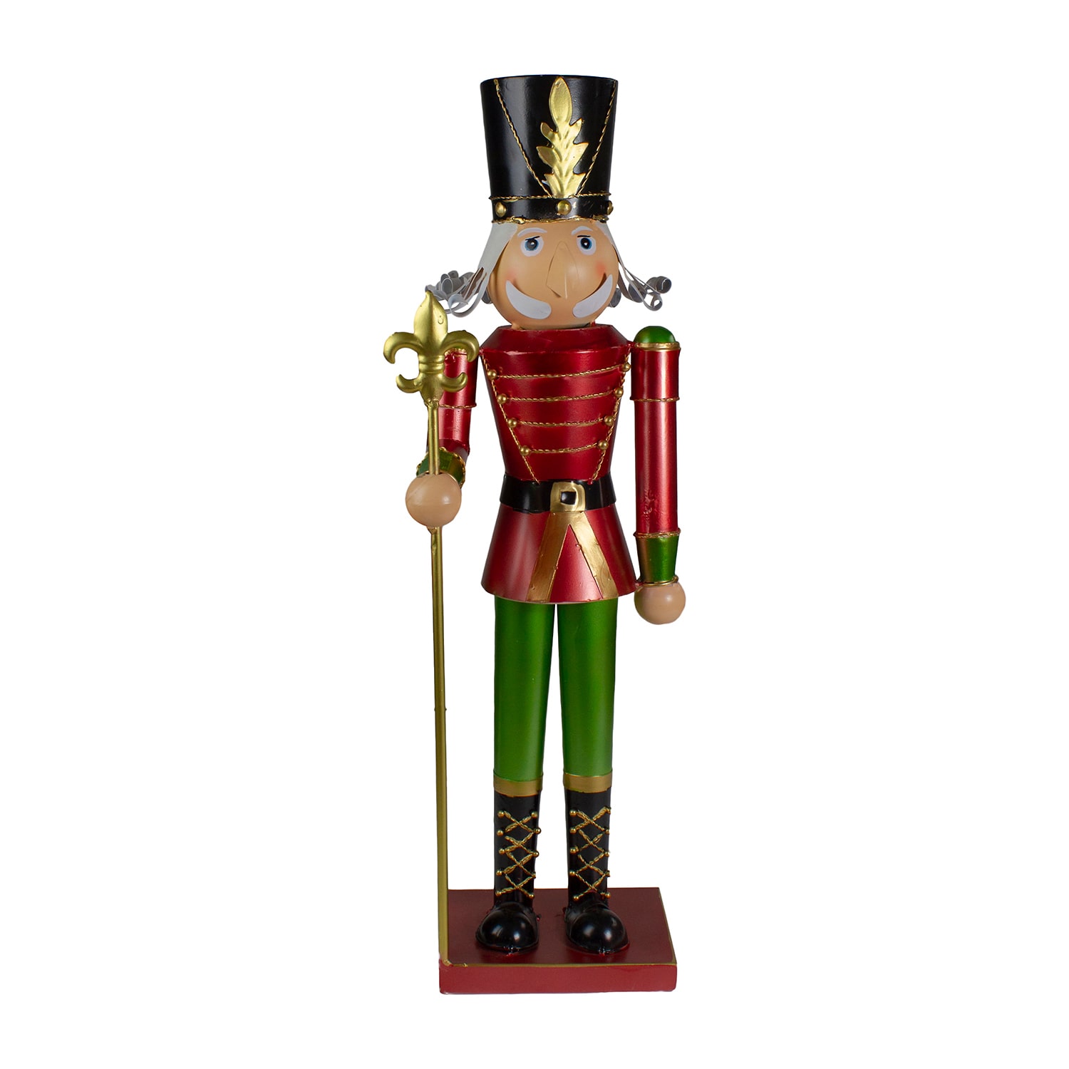 Northlight 23.75" Metal Soldier Metal Christmas Nutcracker