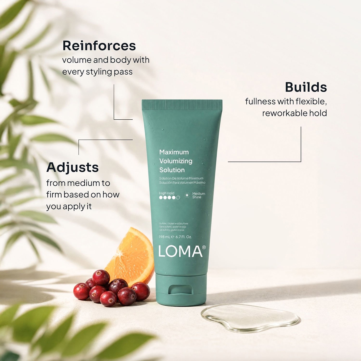 LOMA® Maximum Volumizing Solution Styling Product 8 oz.