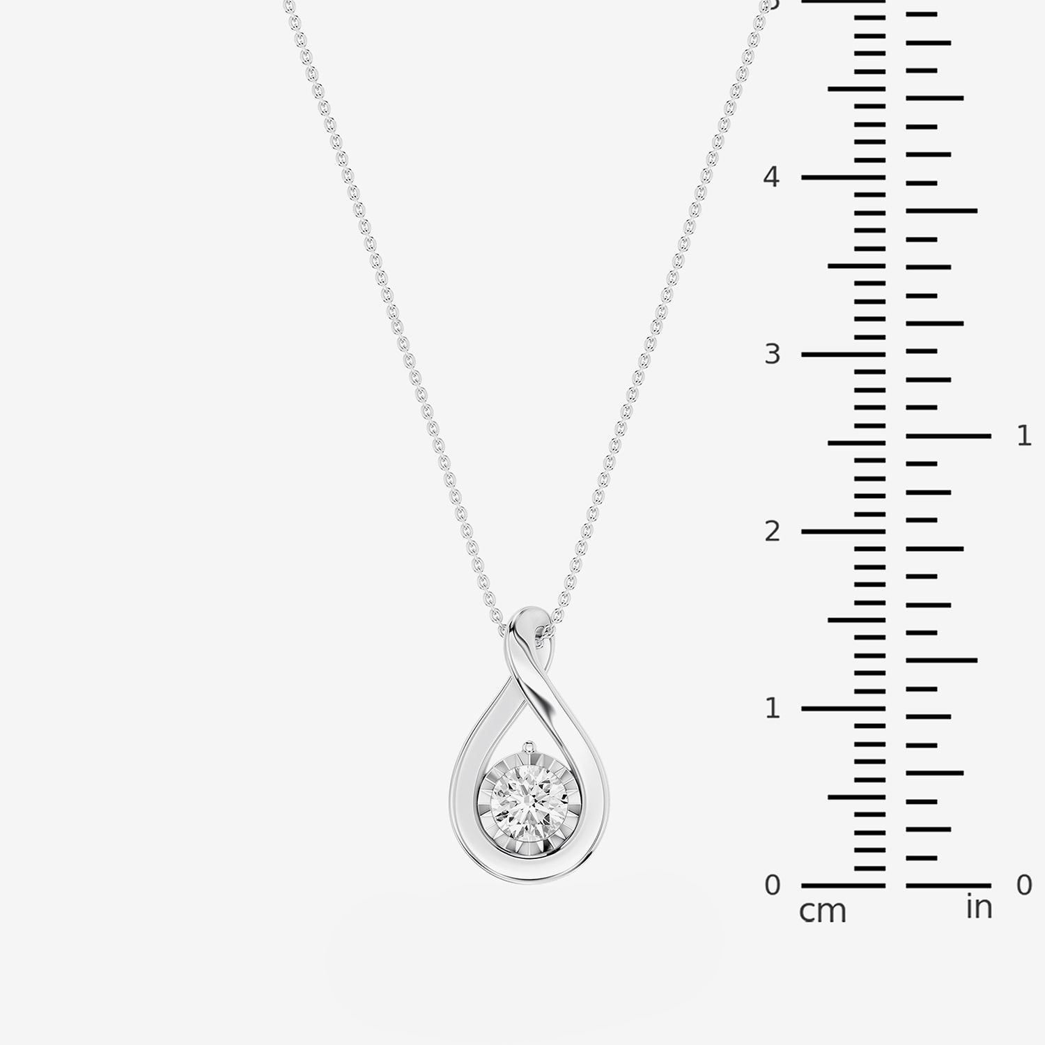 Limited Quantities! (F / Si1) Womens 1/ CT. T.W. Lab Grown White Diamond Sterling Silver 18 Inch Pendant Necklace