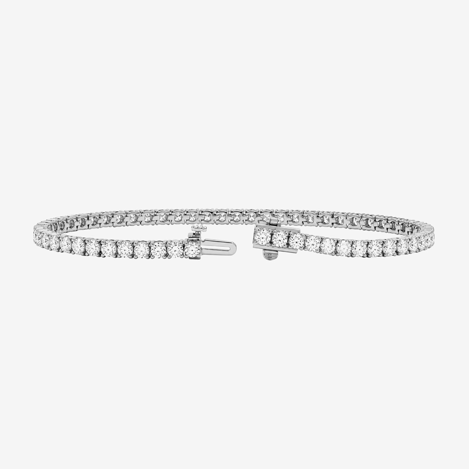 Limited Quantities! Womens CT. T.W. Lab Grown White Diamond Sterling Silver Tennis Bracelet