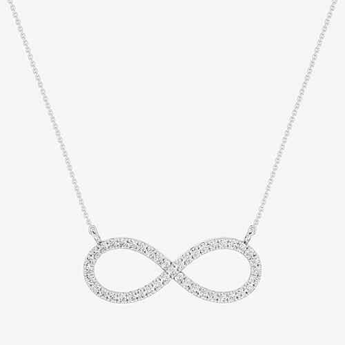 Limited Quantities! (F / Si1) Womens 1/2 CT. T.W. Lab Grown White Diamond Sterling Silver 18 Inch Pendant Necklace, One Size, White