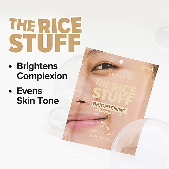I Dew Care The Rice Stuff Brightening Hydrogel Mask