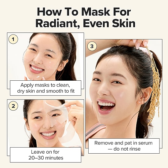 I Dew Care The Rice Stuff Brightening Hydrogel Mask