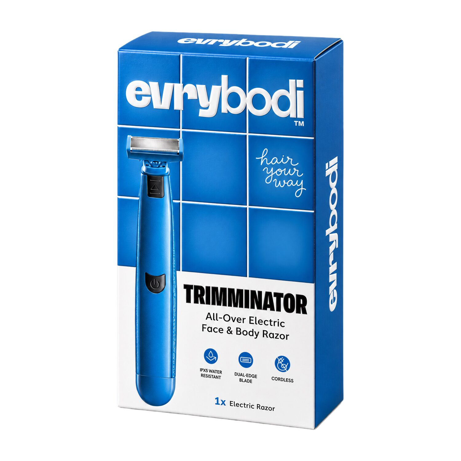 evrybodi Grooming 7-pc. Wet + Dry Use Trimmer