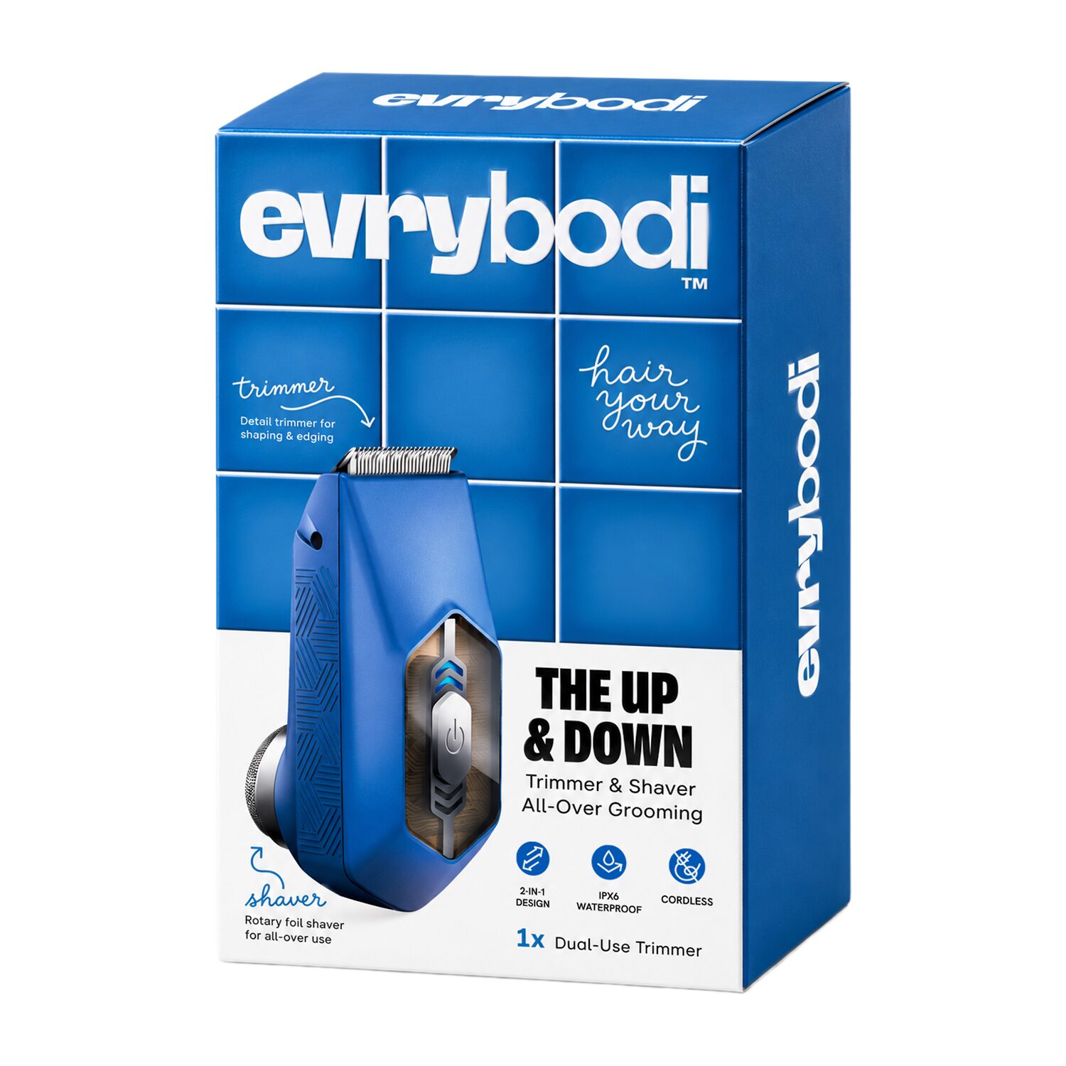 evrybodi Grooming 6-pc. Electric Razor
