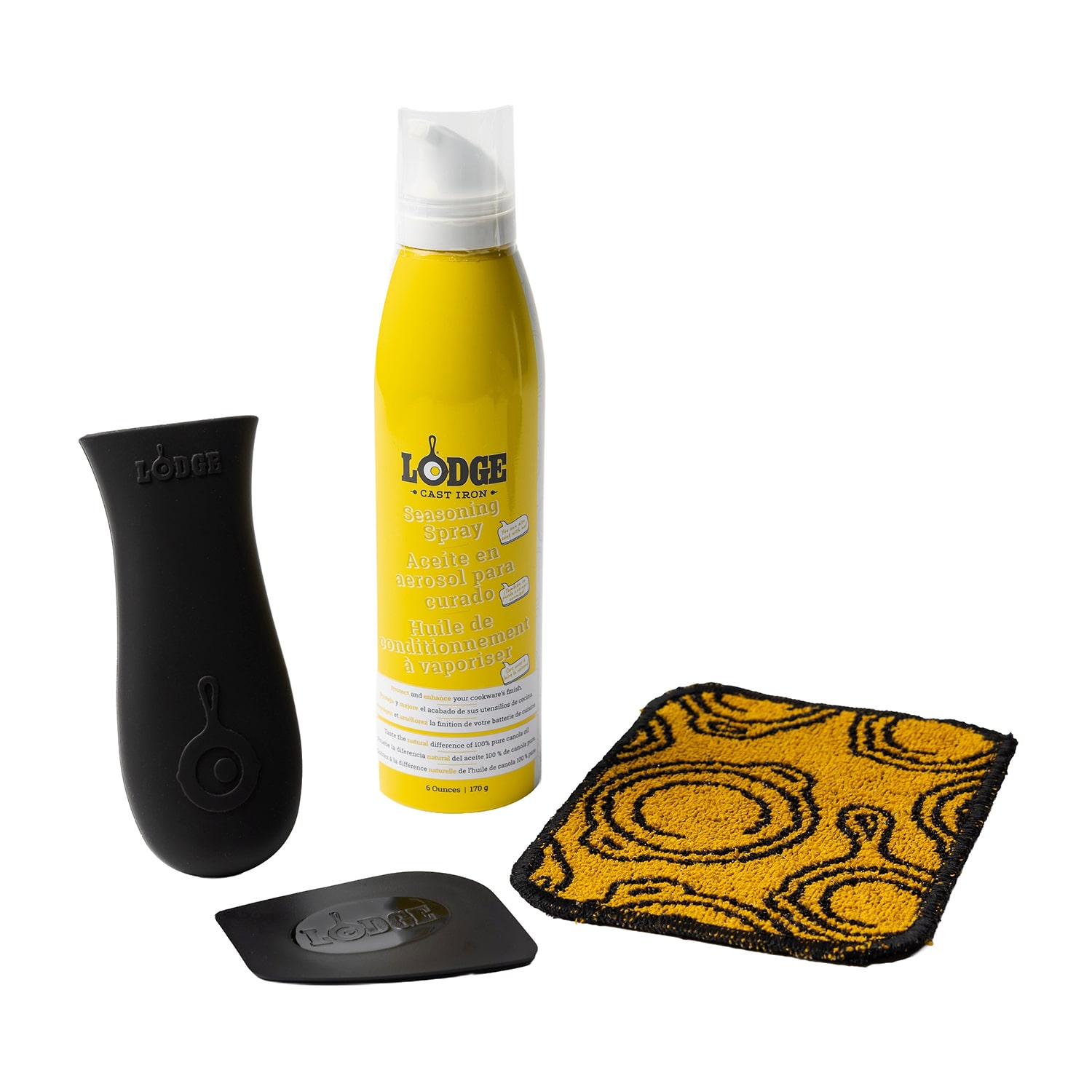 Lodge Cookware Seasoned Cast Iron Care Kit