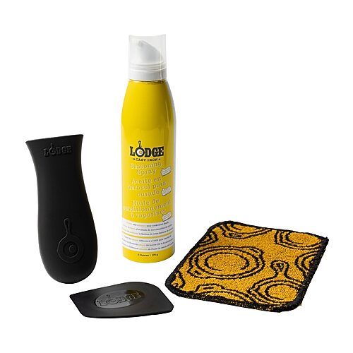 Lodge Cookware Seasoned Cast Iron Care Kit, One Size, Multiple Colors