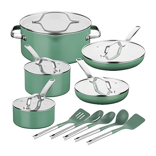 Gotham Steel 15-pc. Non-stick Cookware Set In Green