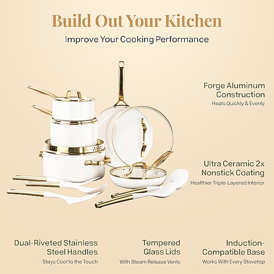 Gotham Steel 15-pc. Non-Stick Cookware Set