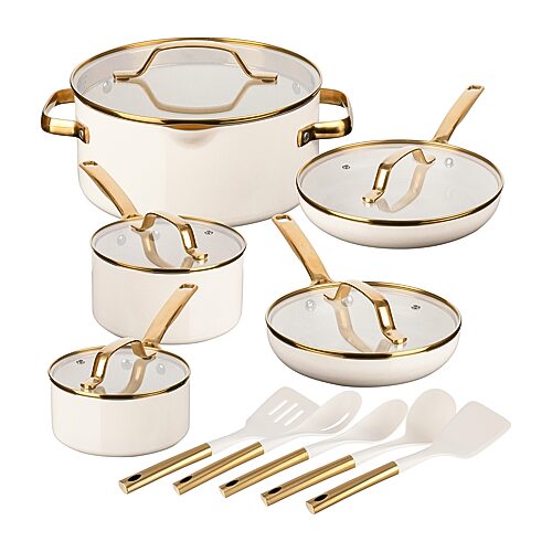 Gotham Steel 15-pc. Non-stick Cookware Set In Brown