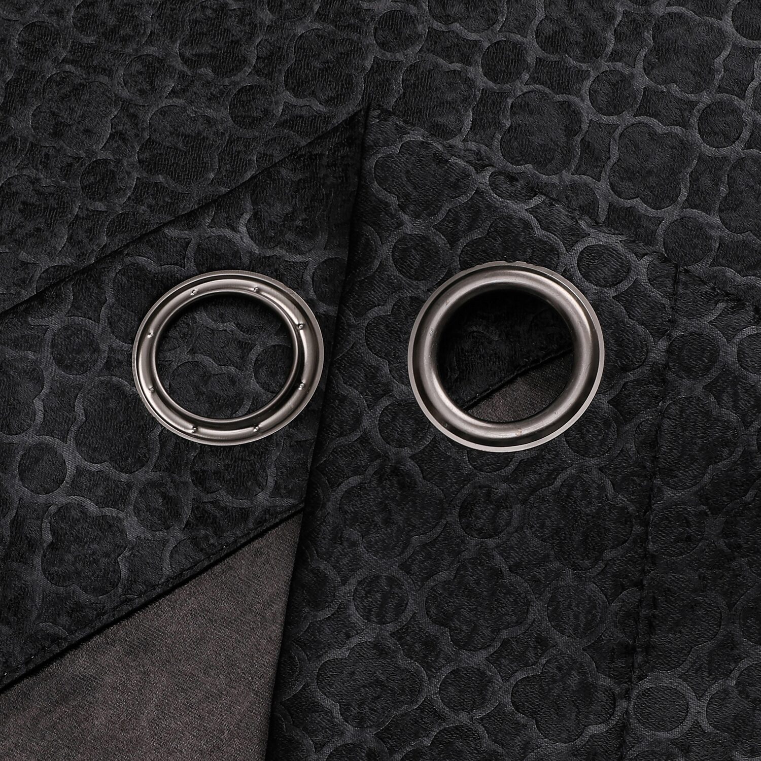 Regal Home Rocco Grommet Top Embossed Blackout Set of 2 Curtain Panel