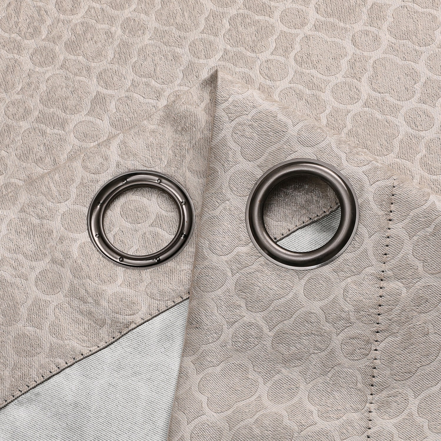 Regal Home Rocco Grommet Top Embossed Blackout Set of 2 Curtain Panel