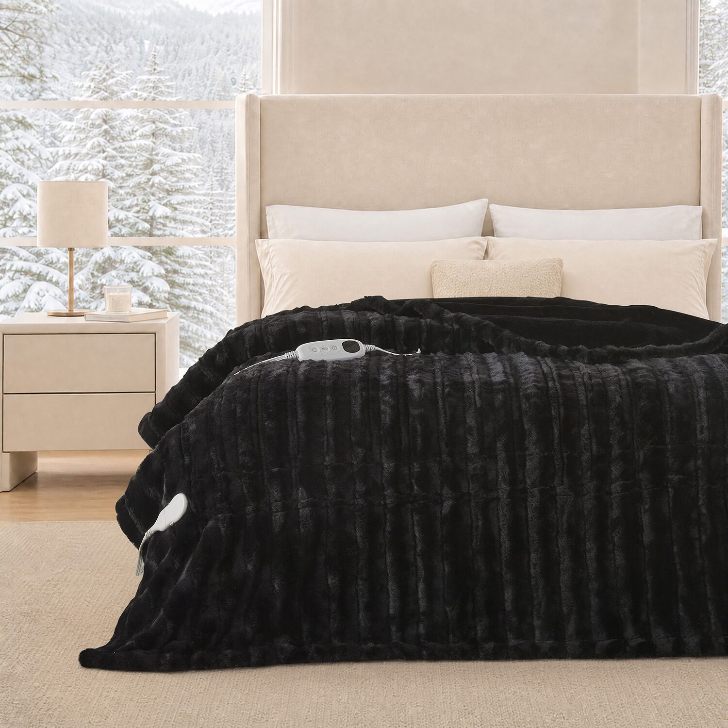 Beautyrest Heated Washable Electric Lightweight Throw