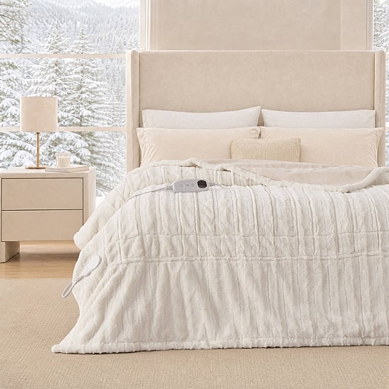 Beautyrest Heated Washable Electric Lightweight Throw