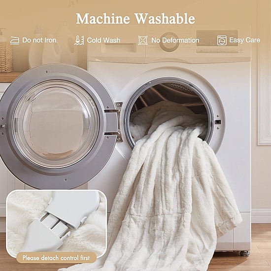 Beautyrest Heated Washable Electric Lightweight Throw