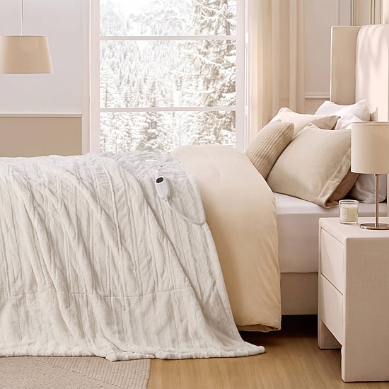 Beautyrest Heated Washable Electric Lightweight Throw