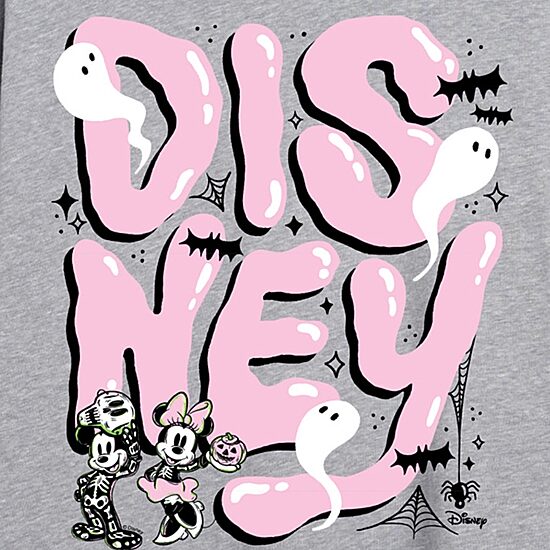 Halloween Ghosts Bats Womens Crew Neck Short Sleeve Oversized Graphic T-Shirt