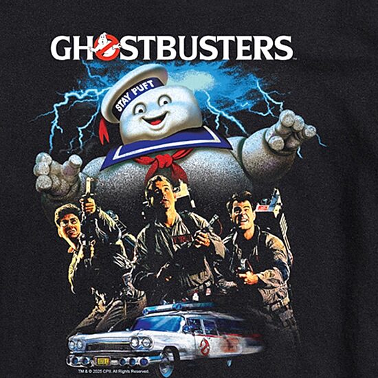 Group Mens Crew Neck Short Sleeve Regular Fit Ghostbusters Big and Tall Graphic T-Shirt