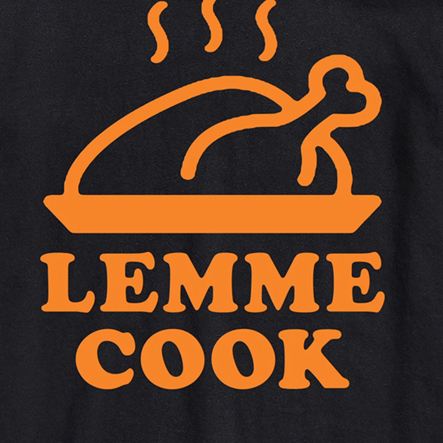 Lemme Cook Thanksgiving Turkey Mens Crew Neck Short Sleeve Regular Fit Big and Tall Graphic T-Shirt