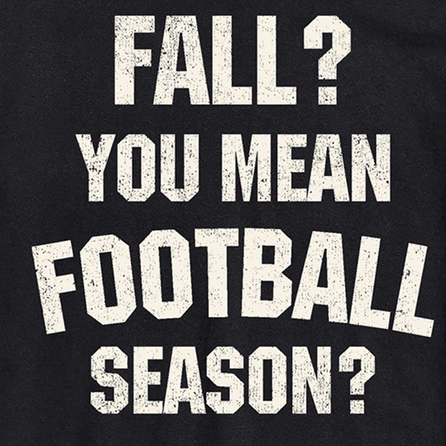 Fall Football Season Mens Crew Neck Short Sleeve Regular Fit Big and Tall Graphic T-Shirt