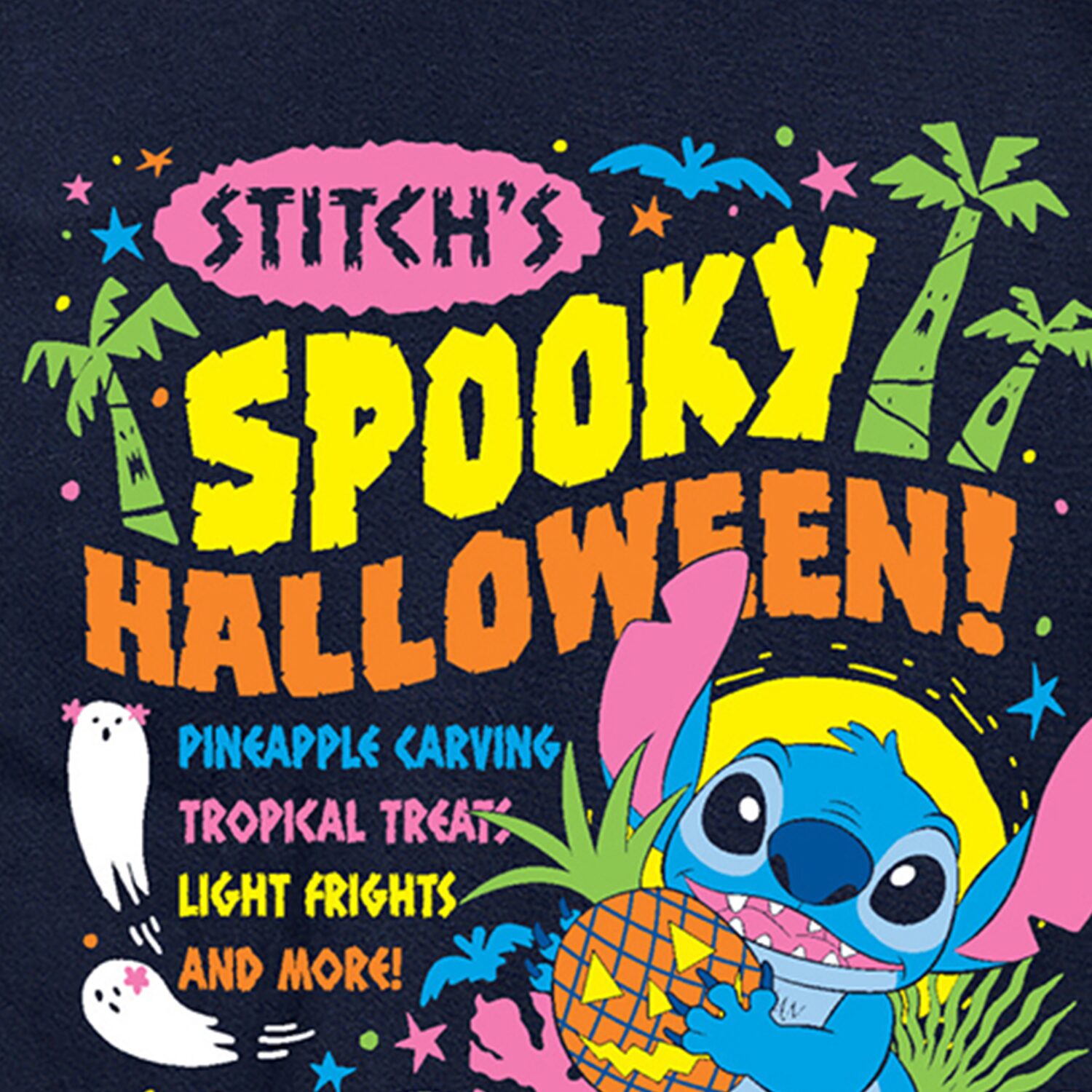 Spooky Halloween Mens Crew Neck Short Sleeve Regular Fit Big and Tall Graphic T-Shirt