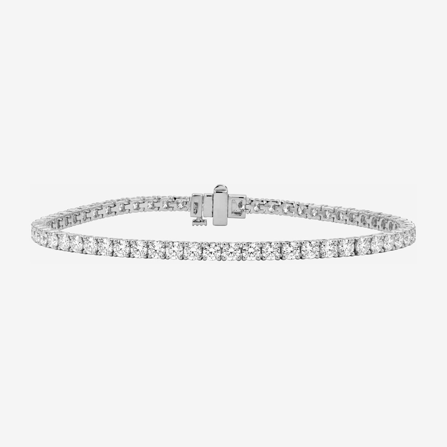 Limited Quantities! Womens 7 Ct.T.W. Lab Grown White Diamond Sterling Silver Tennis Bracelet