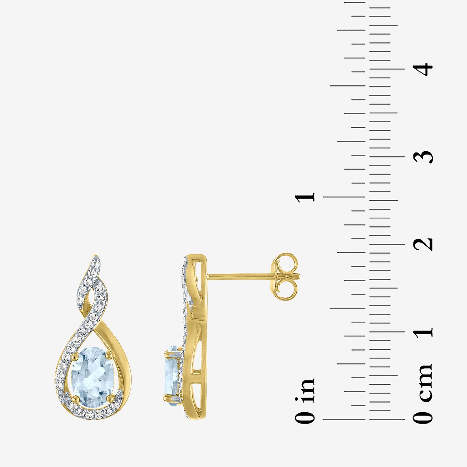 Gemstone 14K Gold Over Brass 2-pc. Oval Jewelry Set