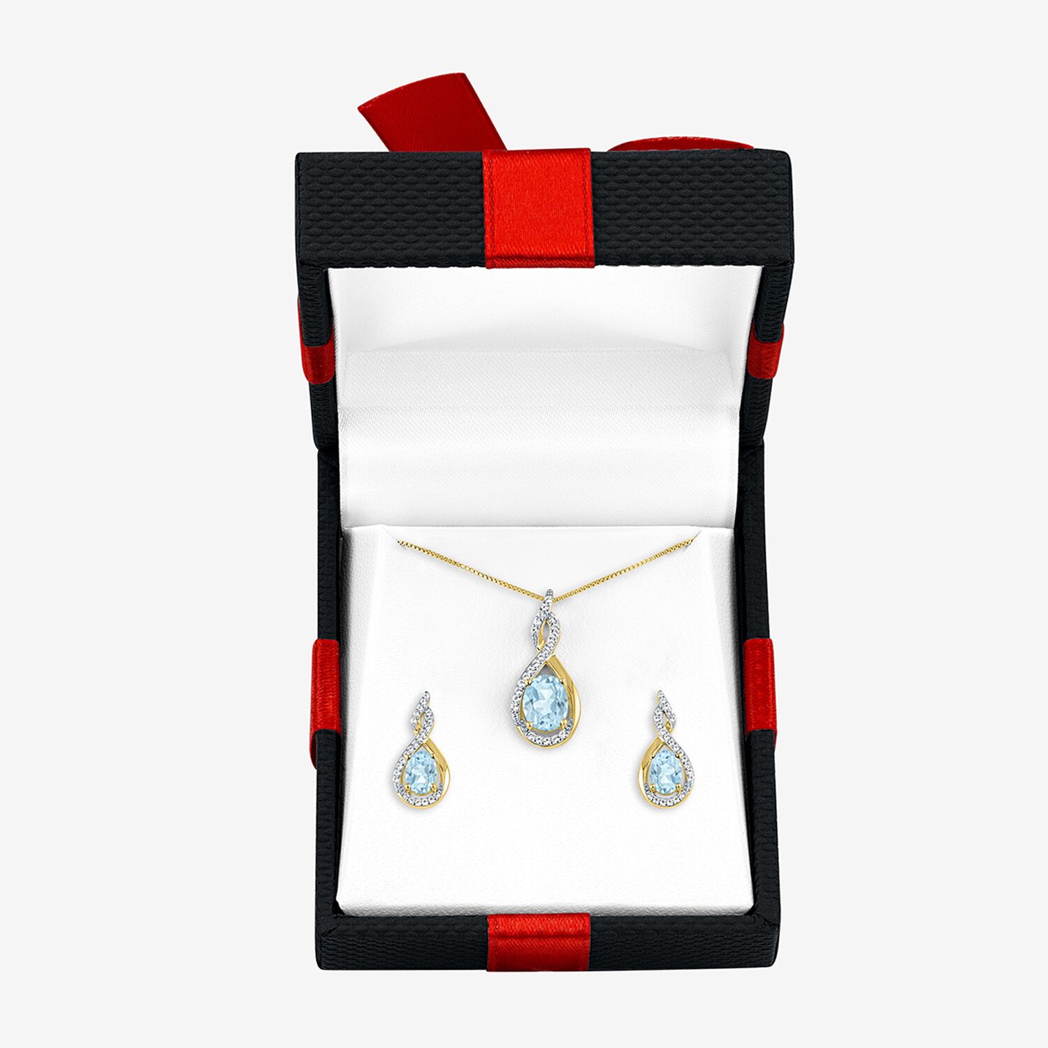 Gemstone 14K Gold Over Brass 2-pc. Oval Jewelry Set