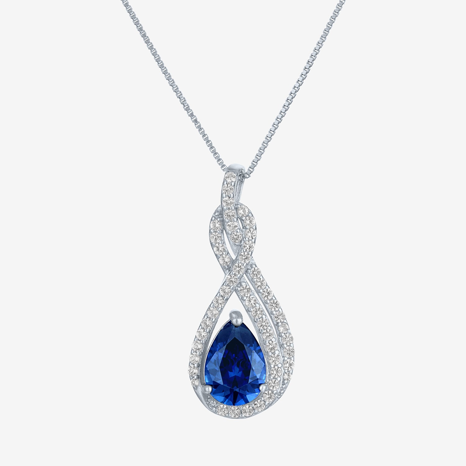 Gemstone Pure Silver over Brass 2-pc. Pear Jewelry Set