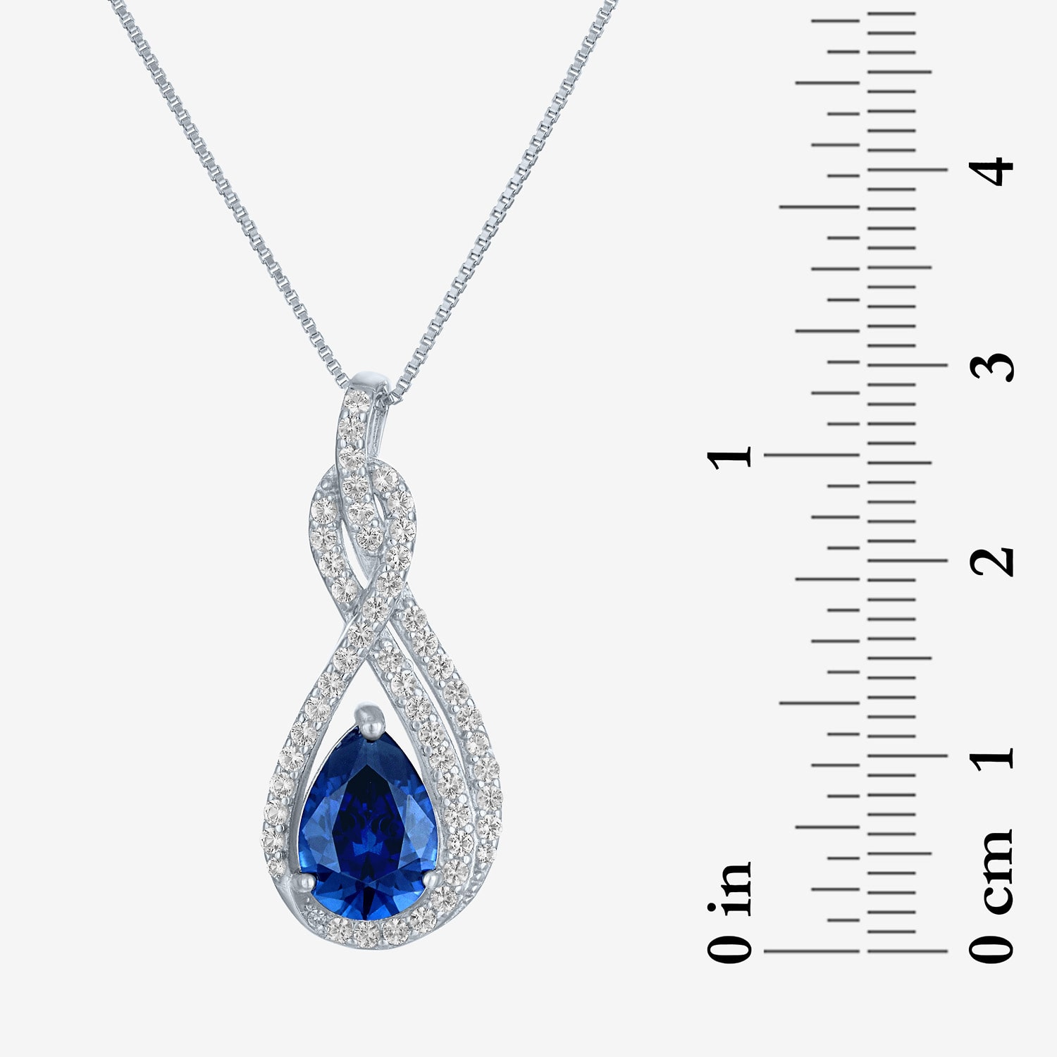 Gemstone Pure Silver over Brass 2-pc. Pear Jewelry Set